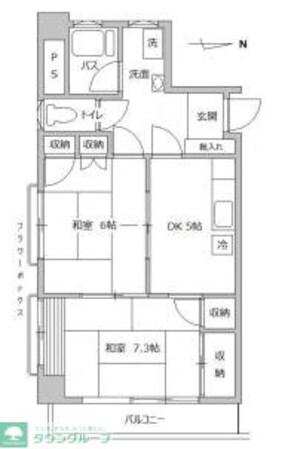 勇進ビルの物件間取画像